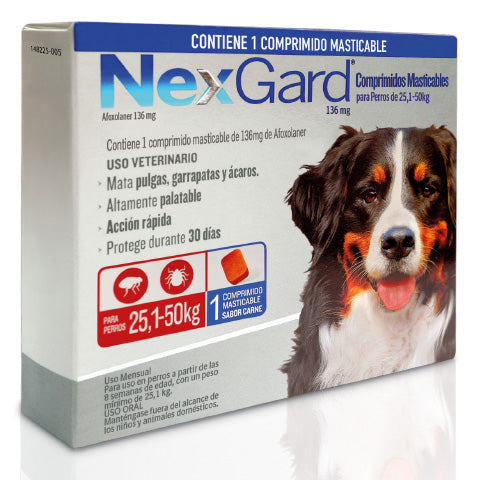 Nexgard 3 Comprimidos 25 a 50 Kg