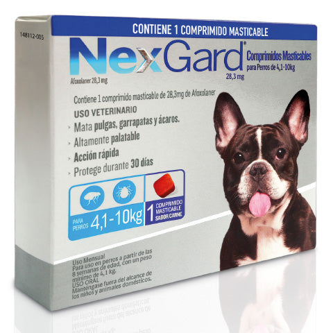 Nexgard 3 Comprimidos 4 a 10 Kg