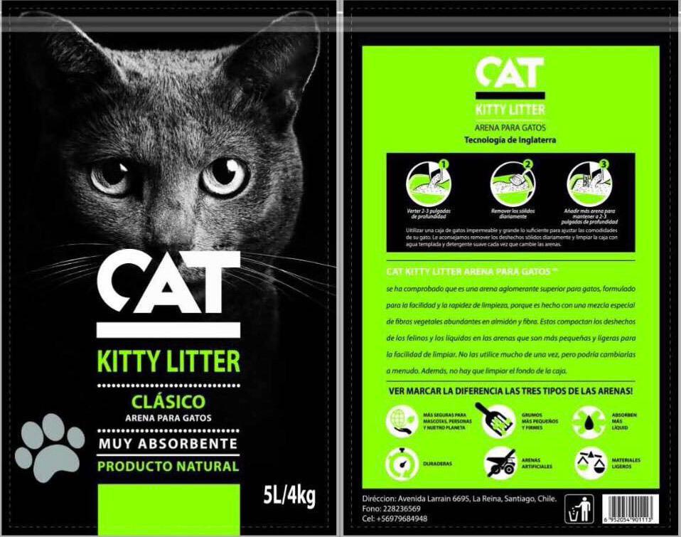 Arena Kitty Litter Ultra Aglutinante 16 kg ( 4 bolsas de 4 kg )