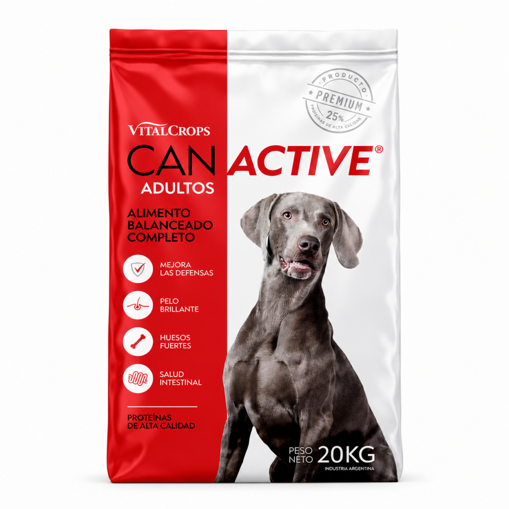 CAN ACTIVE PERRO ADULTO PREMIUM 20 KG