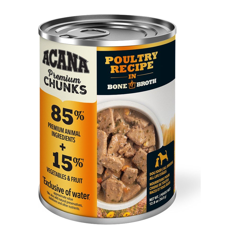 ACANA Premium Chunks Poultry Lata Perro 363 g