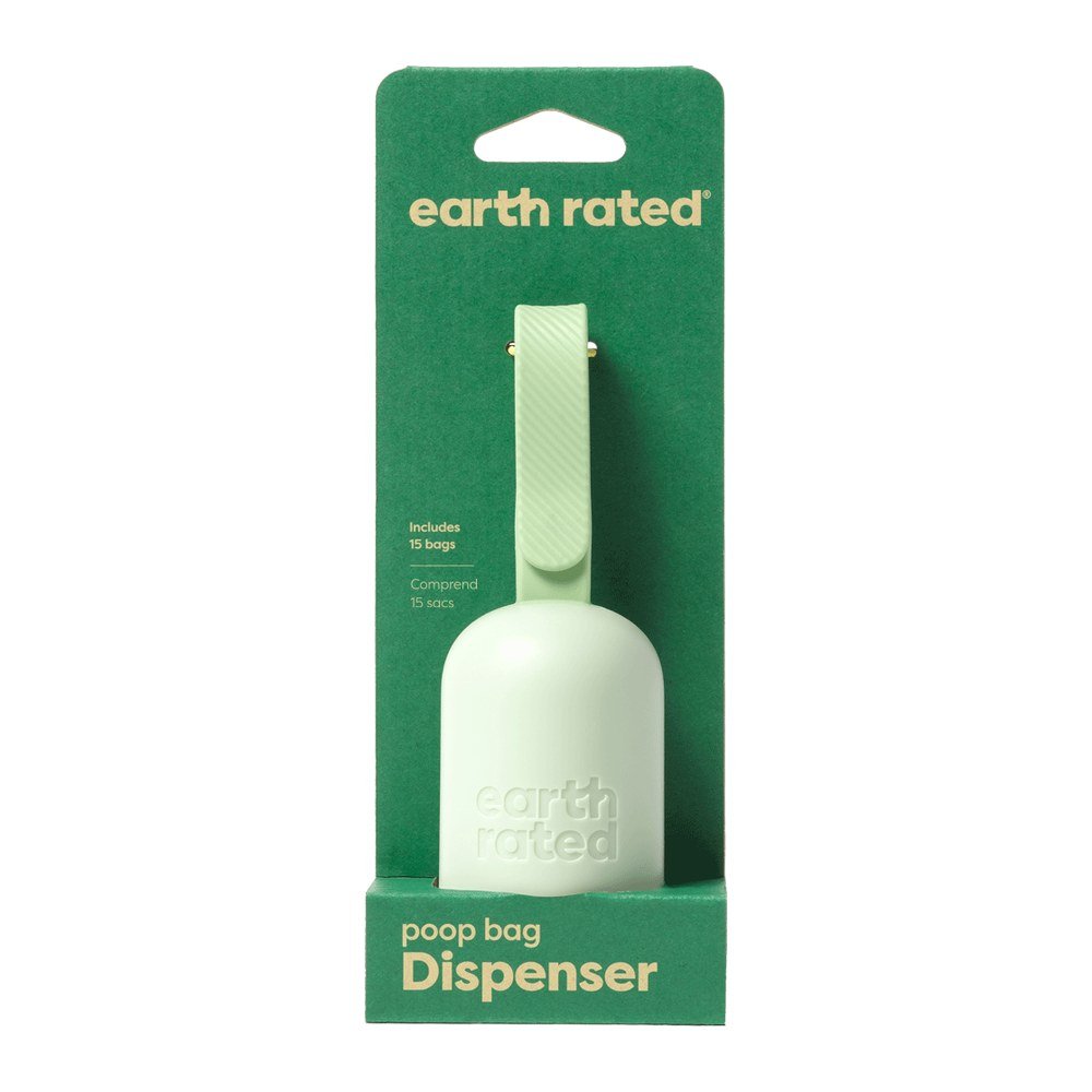 Earth Rated Dispensador + Rollo 15 Bolsas Lavanda