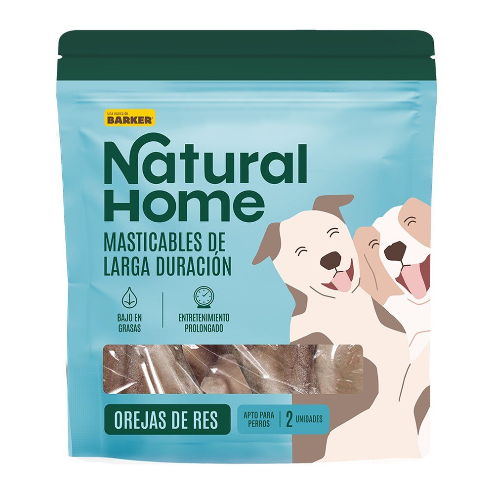 Natural Home Masticable Orejas de Res (2 unidades)