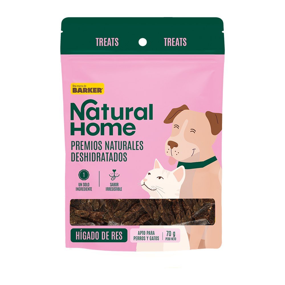 Natural Home Treats Hígado de Res 70 g