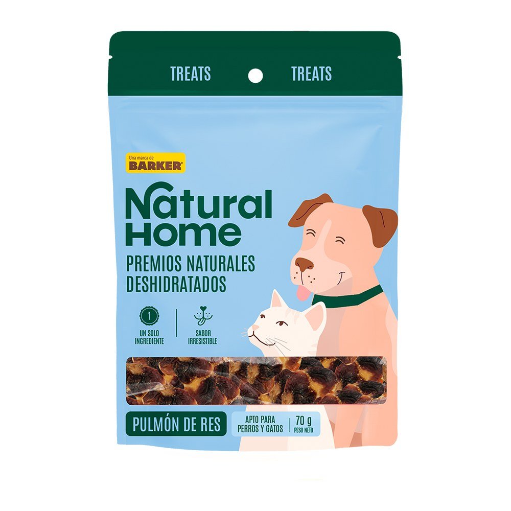 Natural Home Treats Pulmón de Res 70 g