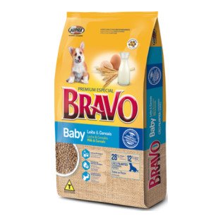 Bravo Baby Leche y Cereales cachorros 15 kg