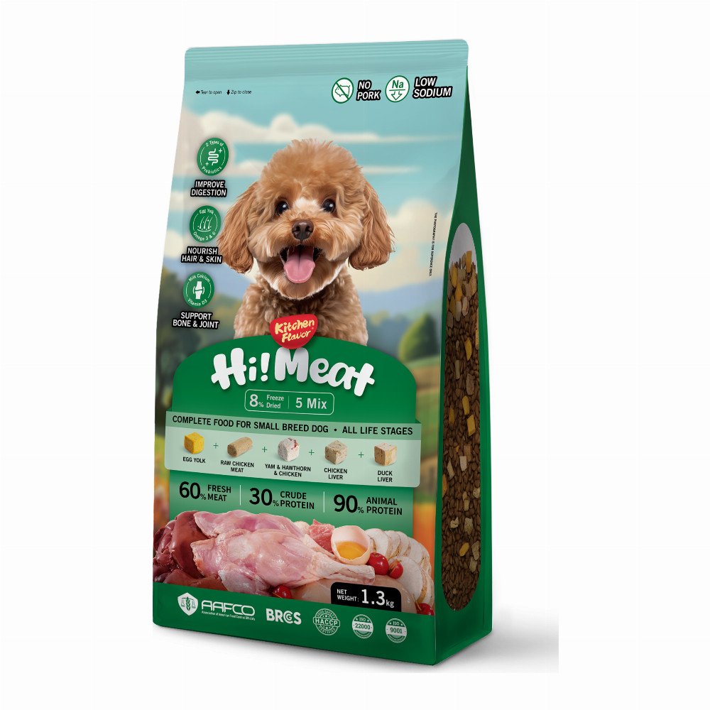 Kitchen Flavor Hi! Meat Perro Raza Pequeña con Liofilizados 1,3 kg