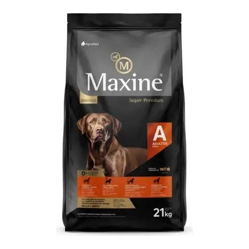 Maxine Super Premium Adultos pollo y arroz 21 kg