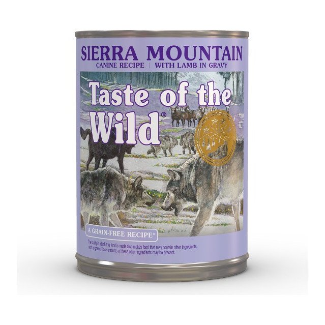 Taste of the Wild Lata Sierra Mountain (Cordero) Caja 12 x 390 g